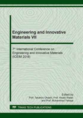 Ohashi / Watari / Yahaya |  Engineering and Innovative Materials VII | Buch |  Sack Fachmedien