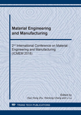 Zhu / Cheng / Lu |  Material Engineering and Manufacturing | Buch |  Sack Fachmedien