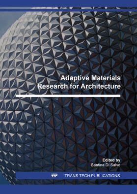 Di Salvo |  Adaptive Materials Research for Architecture | Buch |  Sack Fachmedien
