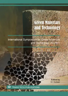 Subaer |  Green Materials and Technology | Buch |  Sack Fachmedien