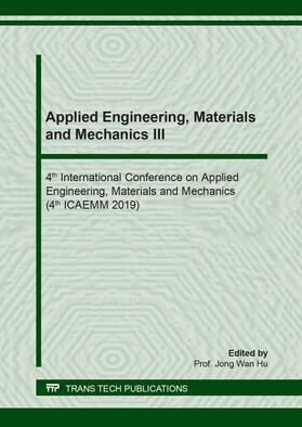 Hu |  Applied Engineering, Materials and Mechanics III | Buch |  Sack Fachmedien