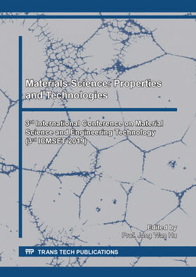 Hu | Materials Science: Properties and Technologies | Buch | 978-3-0357-1485-2 | sack.de