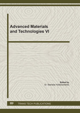 Kolisnychenko | Advanced Materials and Technologies VI | Buch | 978-3-0357-1489-0 | sack.de