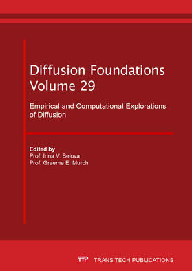 Belova / Murch |  Empirical and Computational Explorations of Diffusion | Buch |  Sack Fachmedien