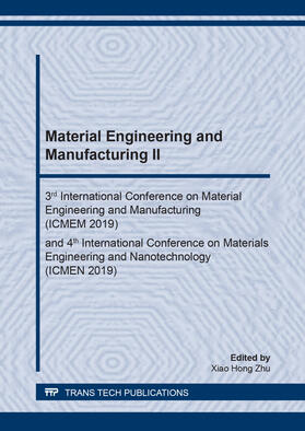 Zhu | Material Engineering and Manufacturing II | Buch | 978-3-0357-1518-7 | sack.de