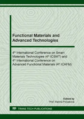 Polyakova |  Functional Materials and Advanced Technologies | Buch |  Sack Fachmedien