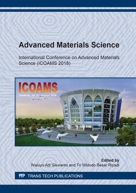 Siswanto / Besar Riyadi |  Advanced Materials Science | Buch |  Sack Fachmedien