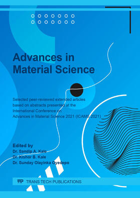 Kale / Oyedepo |  Advances in Material Science | Buch |  Sack Fachmedien