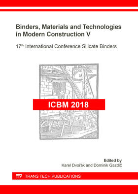 Dvorák / Gazdic |  Binders, Materials and Technologies in Modern Construction V | Buch |  Sack Fachmedien