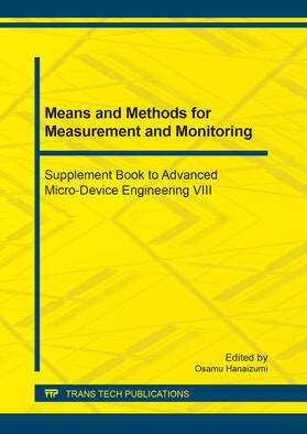 Hanaizumi |  Means and Methods for Measurement and Monitoring | Buch |  Sack Fachmedien