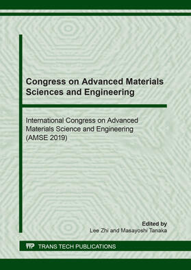 Zhi / Tanaka |  Congress on Advanced Materials Sciences and Engineering | Buch |  Sack Fachmedien