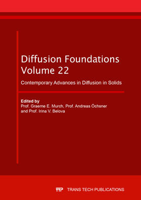 Murch / Öchsner / Belova | Contemporary Advances in Diffusion in Solids | Buch | 978-3-0357-1563-7 | sack.de