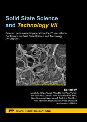 Yahya / Wan Yunus / Jamari |  Solid State Science and Technology VII | Buch |  Sack Fachmedien