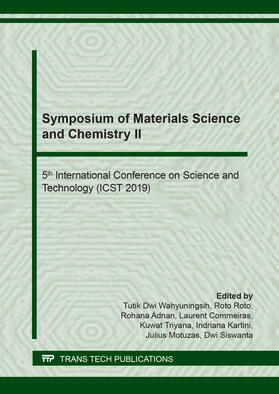 Wahyuningsih / Roto / Adnan |  Symposium of Materials Science and Chemistry II | Buch |  Sack Fachmedien