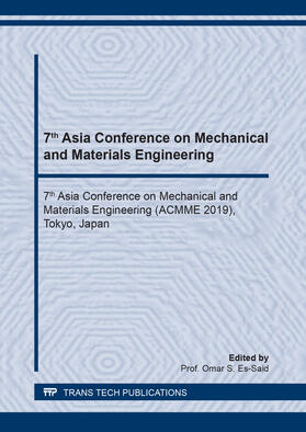 Es-Said | 7th Asia Conference on Mechanical and Materials Engineering | Buch | 978-3-0357-1620-7 | sack.de