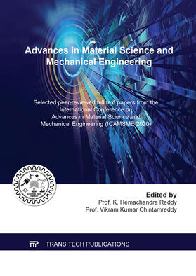 Reddy / Chintamreddy |  Advances in Material Science and Mechanical Engineering | Buch |  Sack Fachmedien