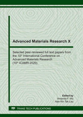 Wu / Lau |  Advanced Materials Research X | Buch |  Sack Fachmedien