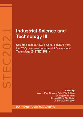 Sutjipto / Salim / Abu Bakar | Industrial Science and Technology III | Buch | 978-3-0357-1649-8 | sack.de