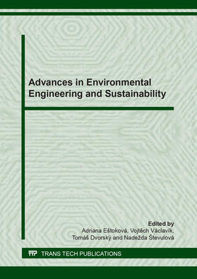 Eštoková / Václavík / Dvorský |  Advances in Environmental Engineering and Sustainability | Buch |  Sack Fachmedien