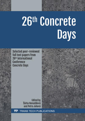 Nenadálová / Johová | 26th Concrete Days | Buch | 978-3-0357-1668-9 | sack.de