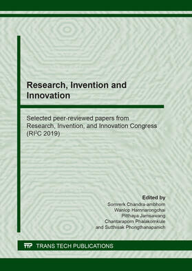 Chandra-Ambhorn / Harnnarongchai / Jamsawang |  Research, Invention and Innovation | Buch |  Sack Fachmedien