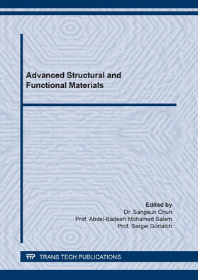 Chun / Salem / Gorlatch |  Advanced Structural and Functional Materials | Buch |  Sack Fachmedien