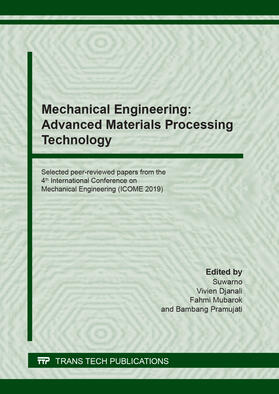 Suwarno / Djanali / Mubarok |  Mechanical Engineering: Advanced Materials Processing Technology | Buch |  Sack Fachmedien