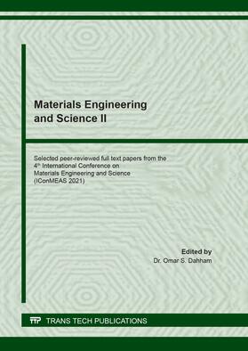Dahham |  Materials Engineering and Science II | Buch |  Sack Fachmedien