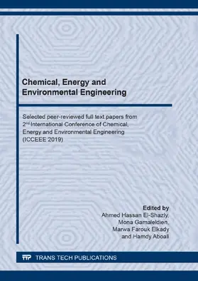 El-Shazly / Ibrahim / El-Kady |  Chemical, Energy and Environmental Engineering | Buch |  Sack Fachmedien