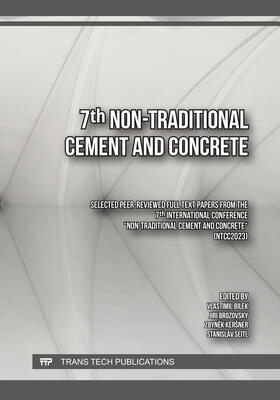 Bilek / Brozovsky / Keršner |  7th Non-Traditional Cement and Concrete | Buch |  Sack Fachmedien