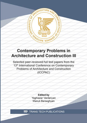 Vardanyan / Barseghyan |  Contemporary Problems in Architecture and Construction III | Buch |  Sack Fachmedien