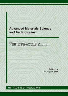 Zhao | Advanced Materials Science and Technologies | Buch | 978-3-0357-1749-5 | sack.de