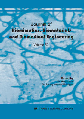 Suroto / Nandyala |  Journal of Biomimetics, Biomaterials and Biomedical Engineering Vol. 52 | Buch |  Sack Fachmedien
