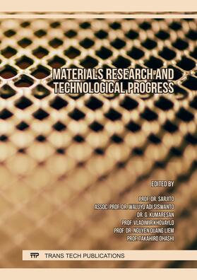 Sarjito / Siswanto / Kumaresan | Materials Research and Technological Progress | Buch | 978-3-0357-1788-4 | sack.de