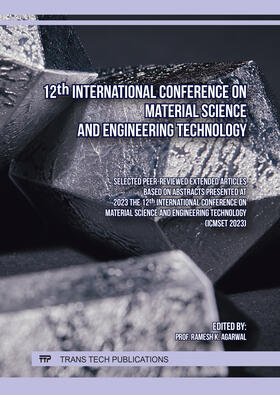 Agarwal |  12th International Conference on Material Science and Engineering Technology | Buch |  Sack Fachmedien