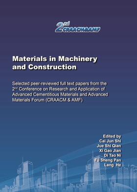 Shi / Qian / Jian |  Materials in Machinery and Construction | Buch |  Sack Fachmedien