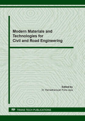 Jaya |  Modern Materials and Technologies for Civil and Road Engineering | Buch |  Sack Fachmedien