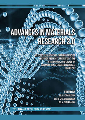 Kumaresan / Shanmugam / Dhinakaran | Advances in Materials Research 2.0 | Buch | 978-3-0357-1891-1 | sack.de