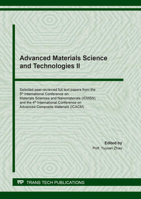 Zhao | Advanced Materials Science and Technologies II | Buch | 978-3-0357-1894-2 | sack.de