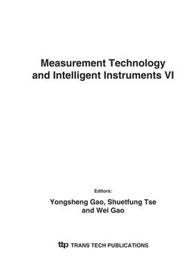 Gao / Tse | Measurement Technology and Intelligent Instruments VI | Sonstiges | 978-3-0357-1943-7 | sack.de