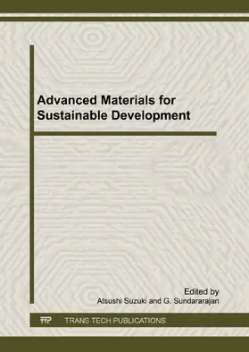 Suzuki / Sundararajan |  Advanced Materials for Sustainable Development | Sonstiges |  Sack Fachmedien