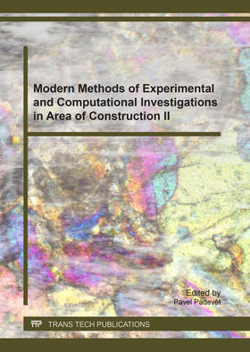 Padevet |  Modern Methods of Experimental and Computational Investigations in Area of Construction II | Sonstiges |  Sack Fachmedien