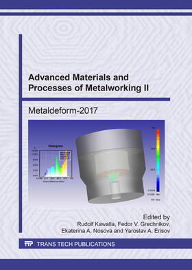 Kawalla / Grechnikov / Nosova |  Advanced Materials and Processes of Metalworking II | Sonstiges |  Sack Fachmedien