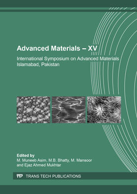 Asim / Bhatti / Mansoor |  Advanced Materials ? XV | Sonstiges |  Sack Fachmedien