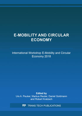 Peuker / Reuter / Goldmann | E-Mobility and Circular Economy | Sonstiges | 978-3-0357-2280-2 | sack.de
