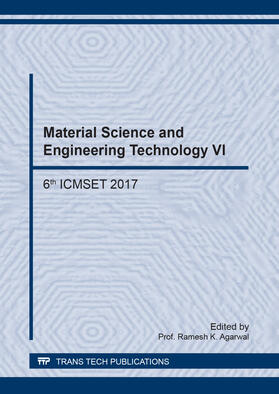 Agarwal |  Material Science and Engineering Technology VI | Sonstiges |  Sack Fachmedien