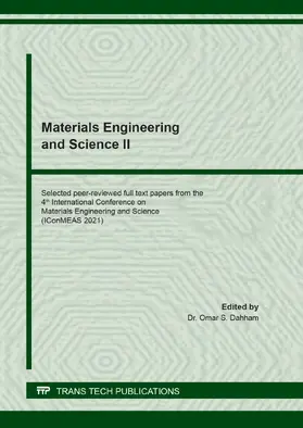 Dahham |  Materials Engineering and Science II | eBook | Sack Fachmedien