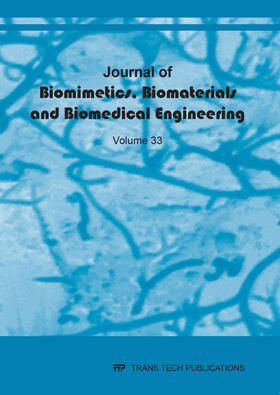 Journal of Biomimetics, Biomaterials and Biomedical Engineering Vol. 33 | Sonstiges | 978-3-0357-2293-2 | sack.de