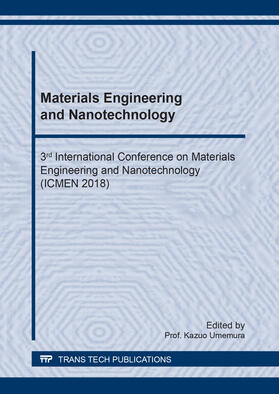 Umemura | Materials Engineering and Nanotechnology | Sonstiges | 978-3-0357-2378-6 | sack.de
