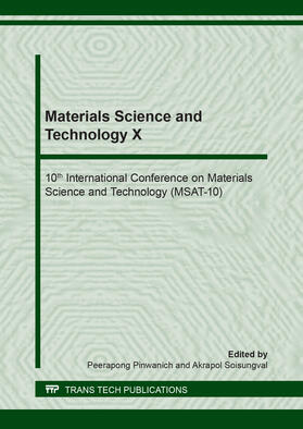 Pinwanich / Soisungval | Materials Science and Technology X | Sonstiges | 978-3-0357-2429-5 | sack.de